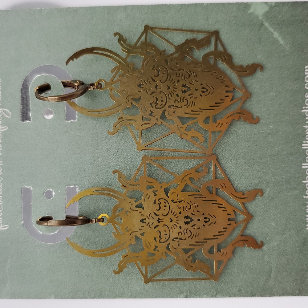 Scarab Earrings